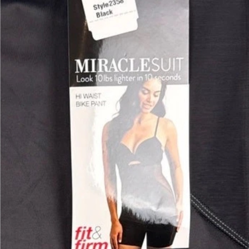 Miraclesuit Black Hi-Waist Bike Pant - Picture 3 of 5